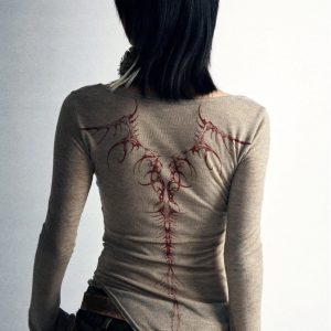 Fairy Grunge Back Print Top