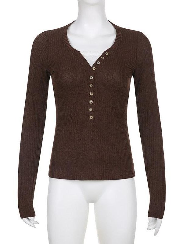 Fairy Grunge Button Front Top