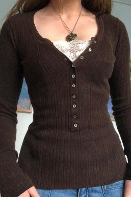 Fairy Grunge Button Front Top