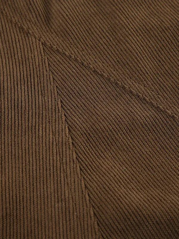 Fairy Grunge Corduroy Midi Skirt