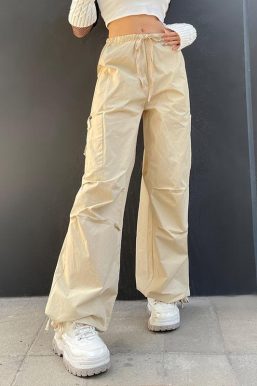 Fairy Grunge Drawstring Parachute Pants