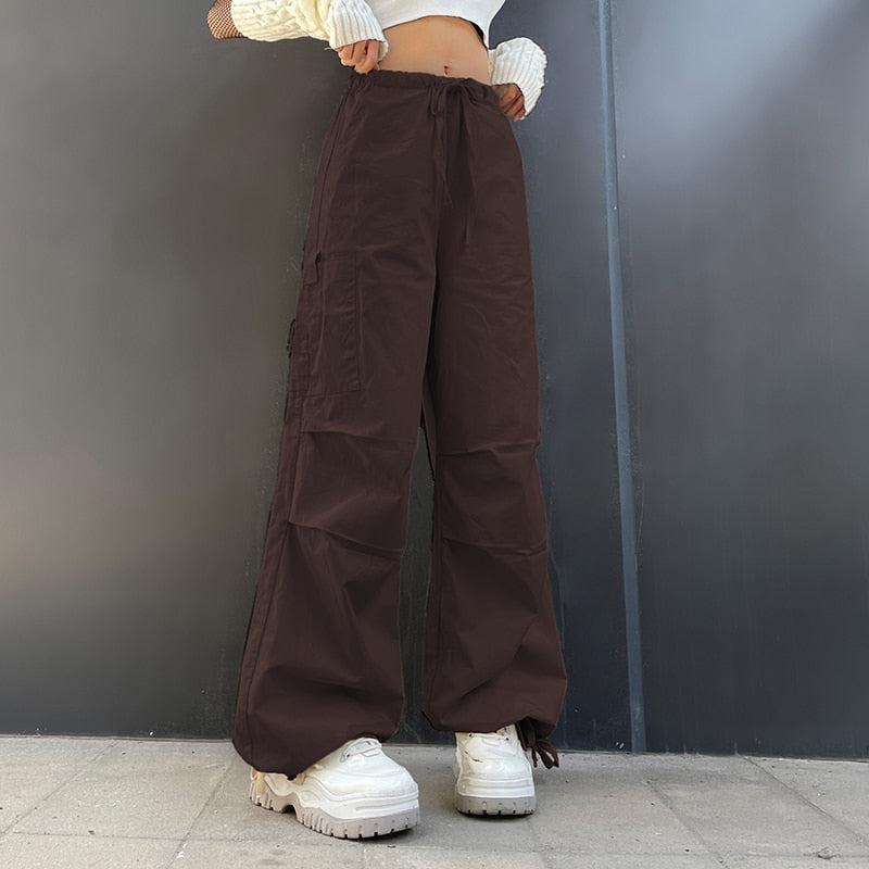 Fairy Grunge Drawstring Parachute Pants Fairy Grunge Drawstring Parachute Pants