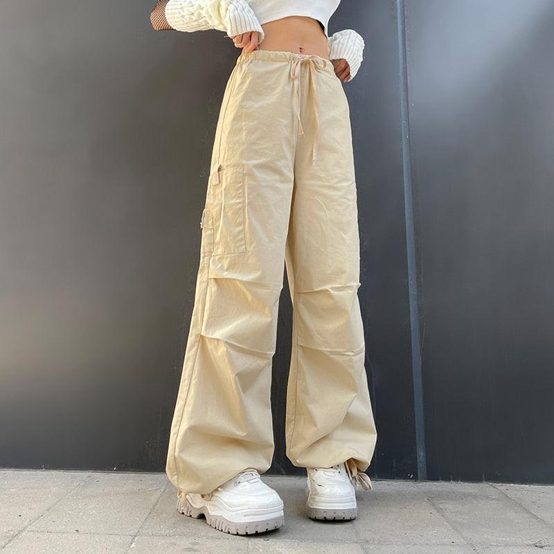 Fairy Grunge Drawstring Parachute Pants Fairy Grunge Drawstring Parachute Pants