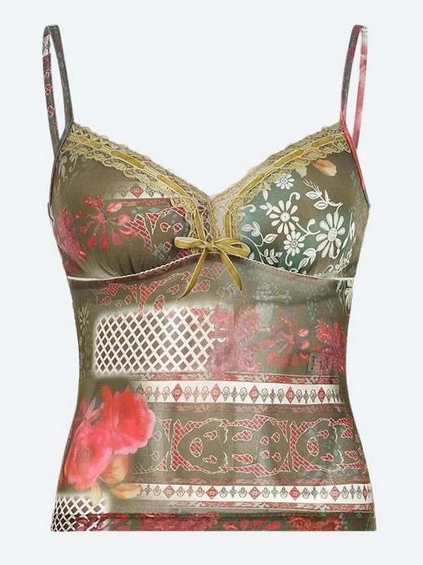 Fairy Grunge Floral Top