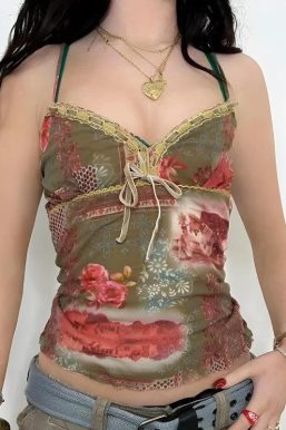 Fairy Grunge Floral Top