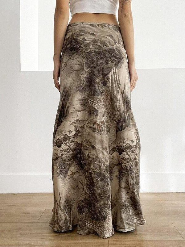 Fairy Grunge Forest Maxi Skirt