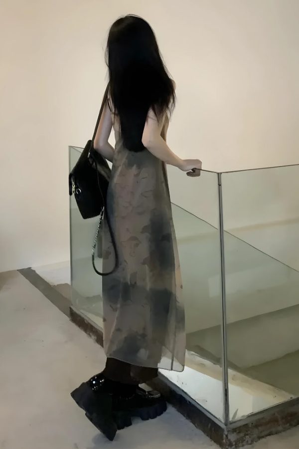 Fairy Grunge Forest Midi Dress