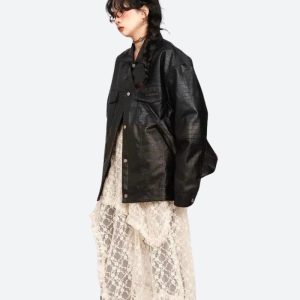 Fairy Grunge Lace Midi Skirt