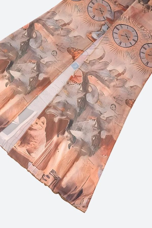 Fairycore Butterfly Mesh Maxi Skirt