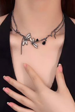 Fairycore Dragonfly Necklace