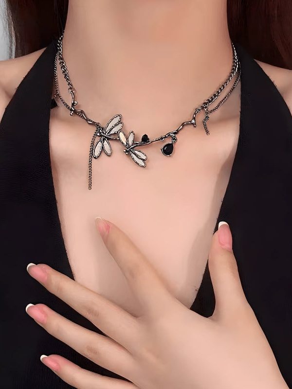 Fairycore Dragonfly Necklace