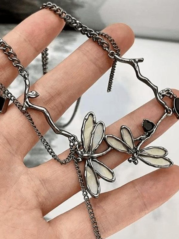 Fairycore Dragonfly Necklace