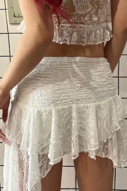 Fairycore Lace Mini Skirt