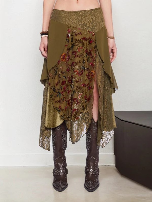 Fairycore Layered Midi Skirt