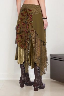 Fairycore Layered Midi Skirt