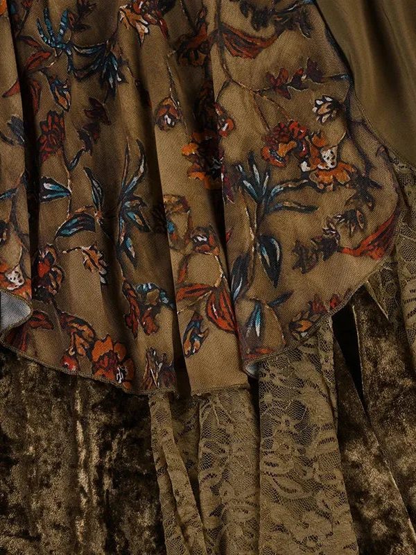 Fairycore Layered Midi Skirt