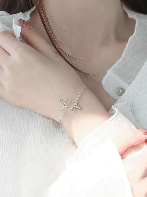 Fairycore Leaf Wing Bracelet