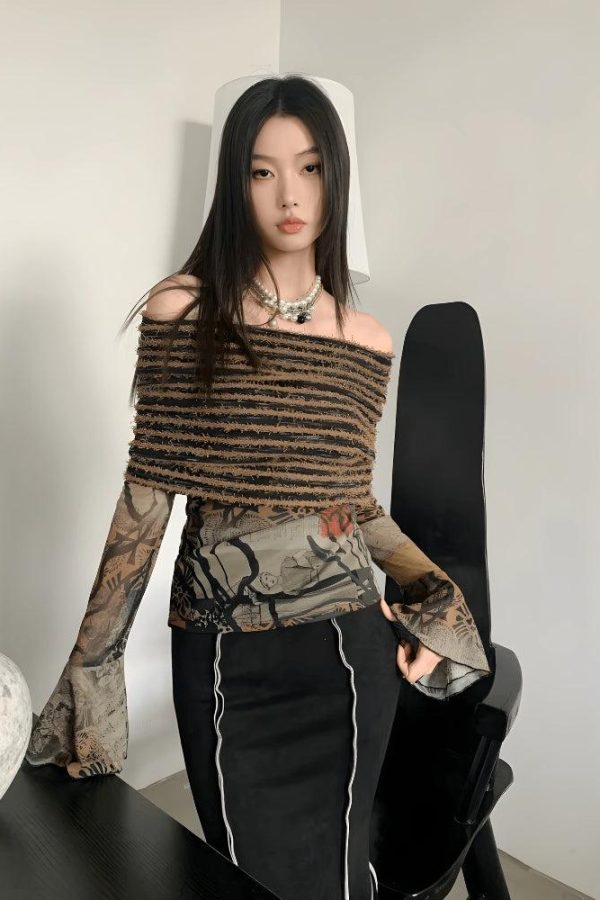 Fairycore Off Shoulder Top