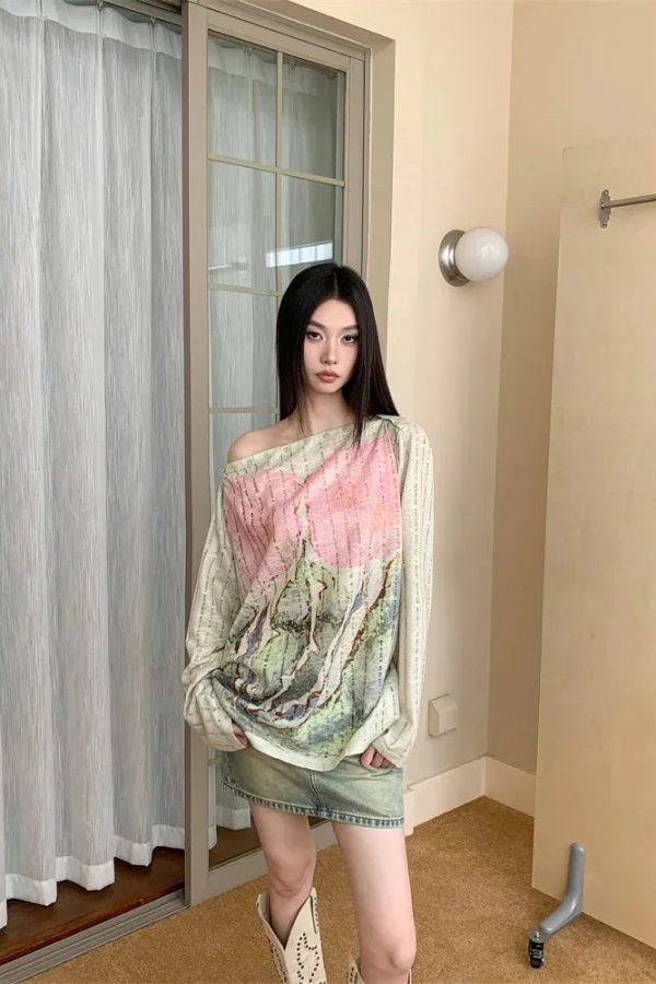 Fairycore One Shoulder Top