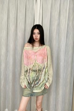 Fairycore One Shoulder Top