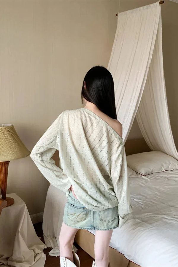 Fairycore One Shoulder Top