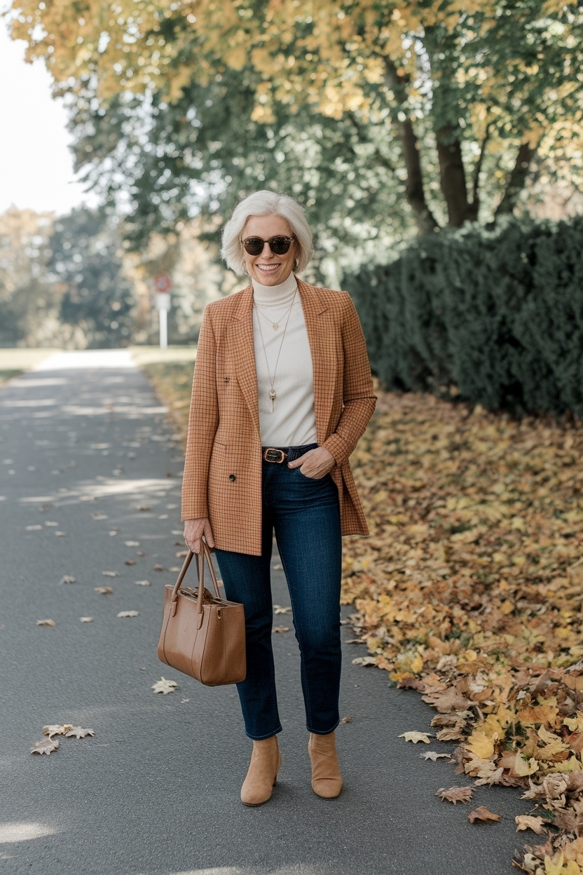 Fall Casual Outfits Women Over 50 for Trendy Looks outfit idea