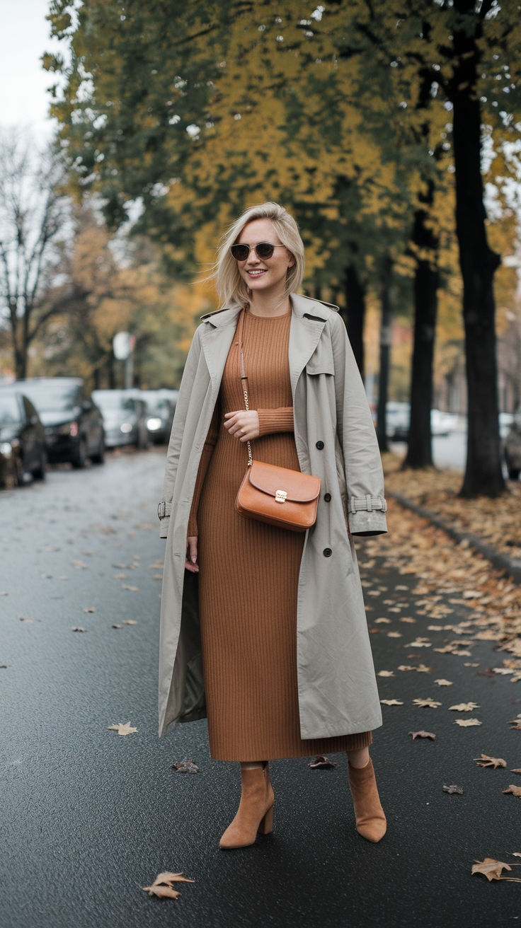 Fall Dresses with Boots Ankle Booties: Perfect Pairings outfit idea