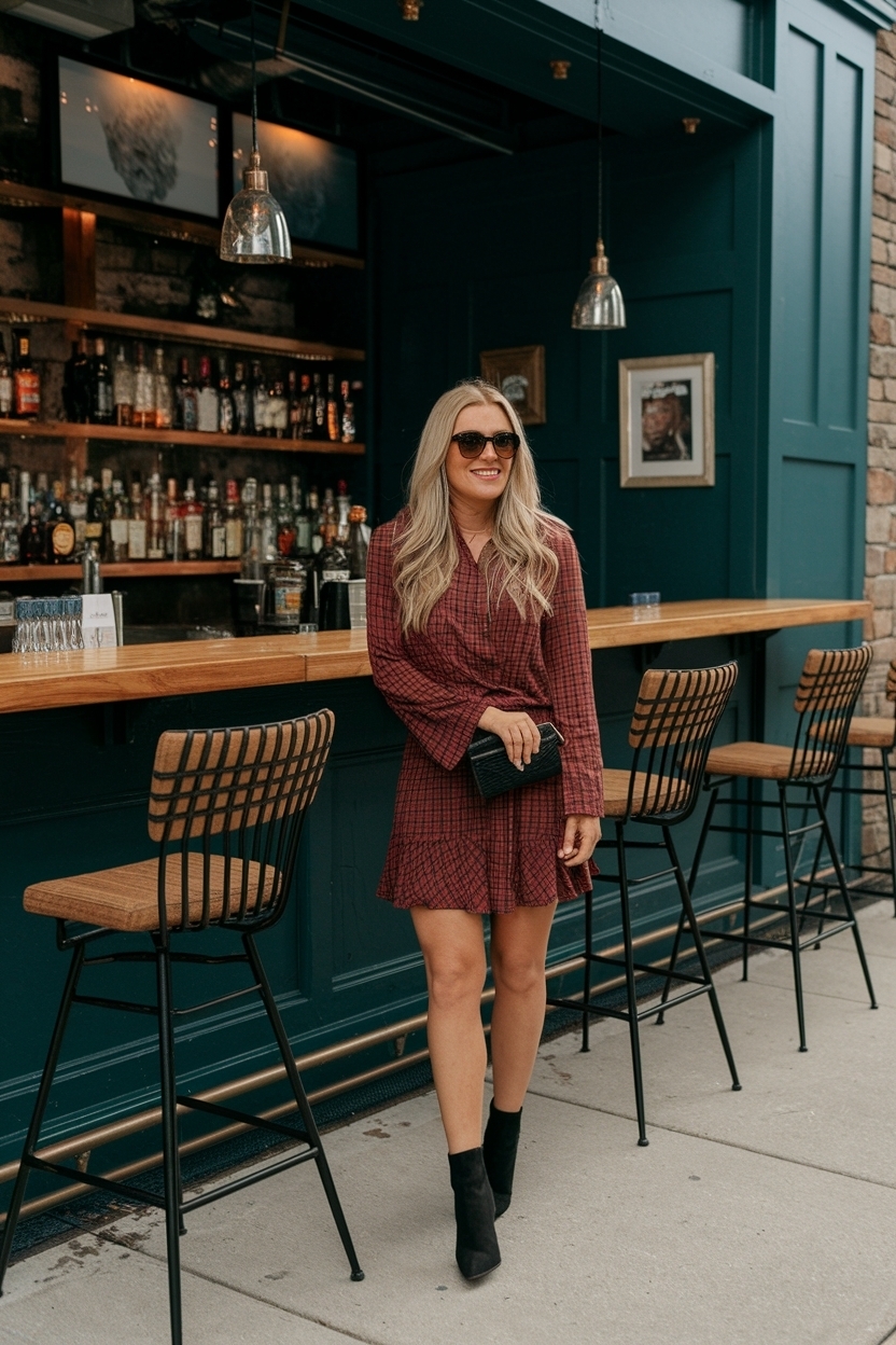 Fall Going Out Outfits Bar: Dress to Impress This Season outfit idea