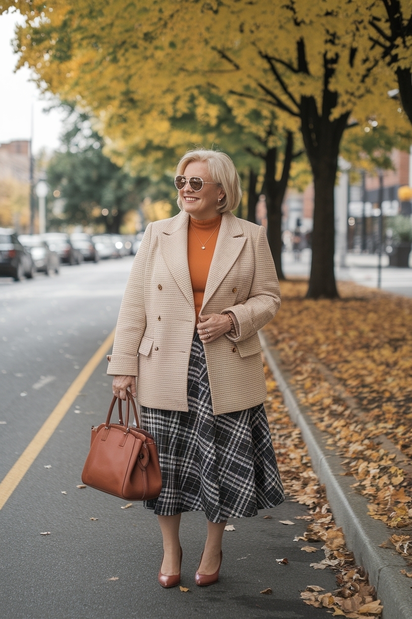 Fall Outfits for Plus Size Women Over 50 You Need to Try outfit idea