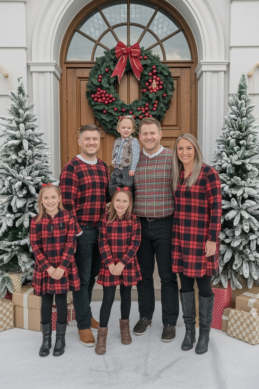 Family Christmas Pictures Outfits: Picture-Perfect Coordination outfit idea