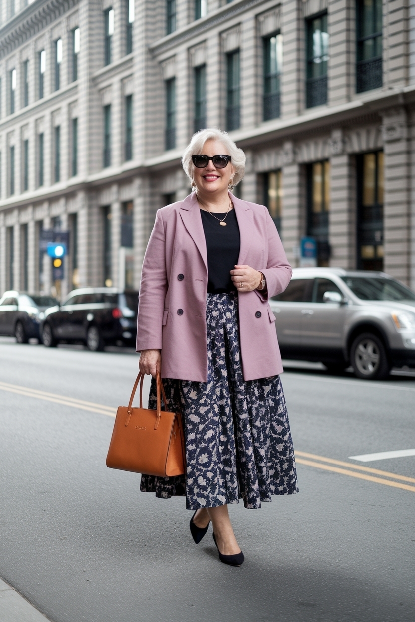 Fashion for Plus Size Women Over 60 Outfits: Look Fabulous outfit idea