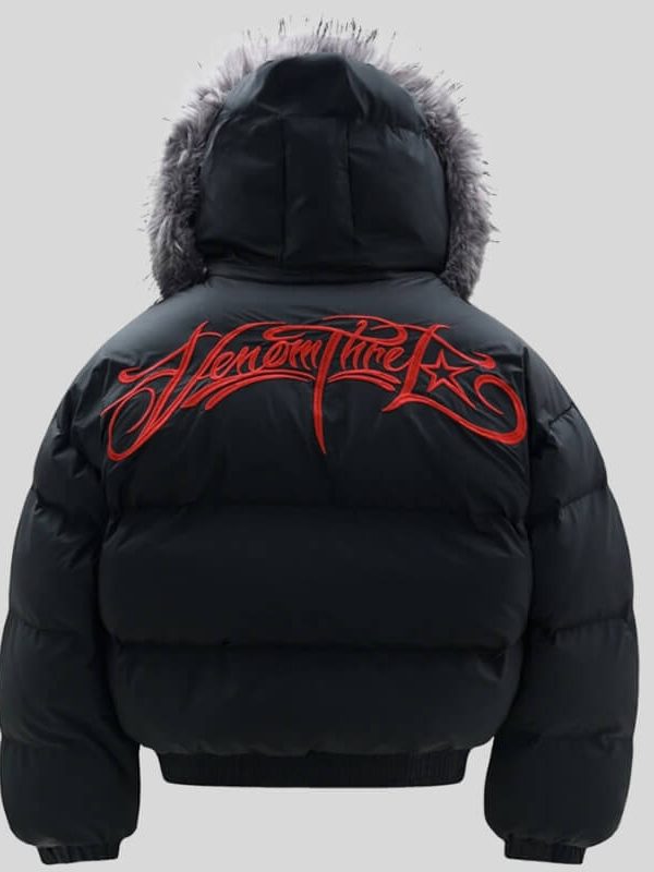 Faux Fur Hooded Puffer Jacket