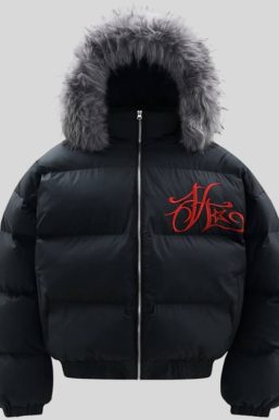 Faux Fur Hooded Puffer Jacket