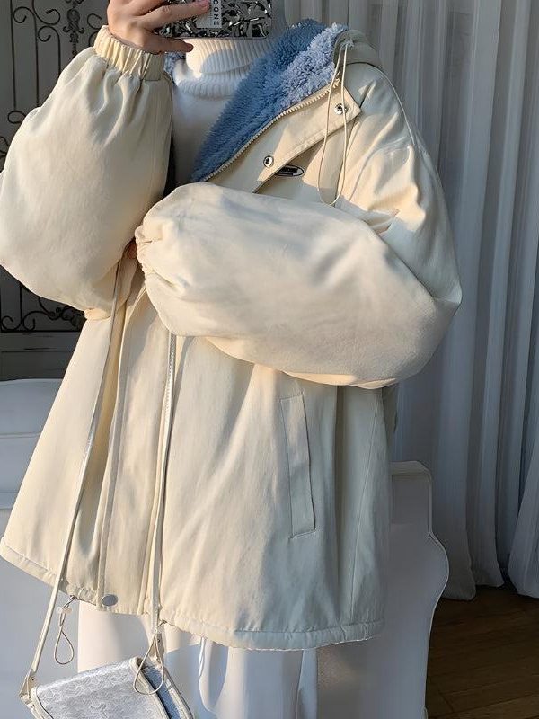 Faux Fur Lined Hooded Jacket