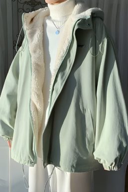 Faux Fur Lined Hooded Jacket