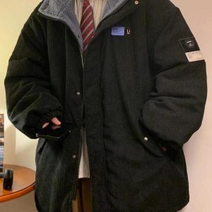 Faux Fur Lining Hooded Puffer Jacket