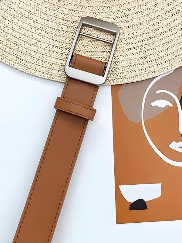 Faux Leather Classic Belt