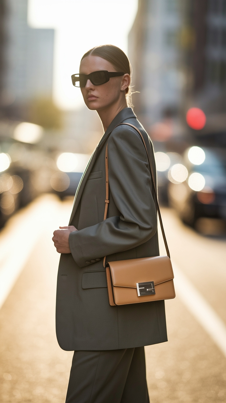 Exploring the Fendi Baguette Mini for Chic Occasions outfit idea