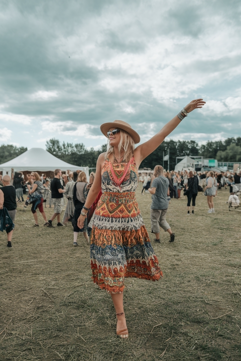 Festival Outfit Over 40 for Women UK: Local Trends outfit idea