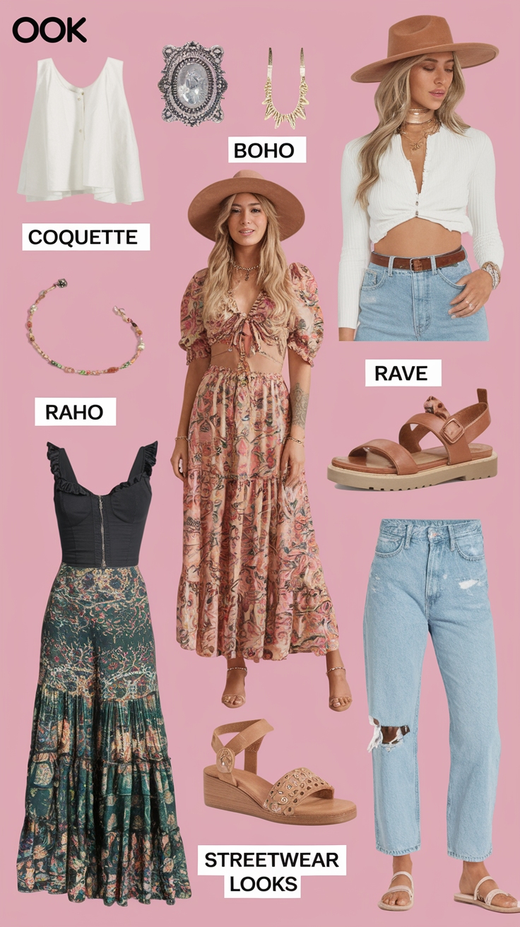 Festival Outfits Inspiration: From Casual to Glam outfit idea