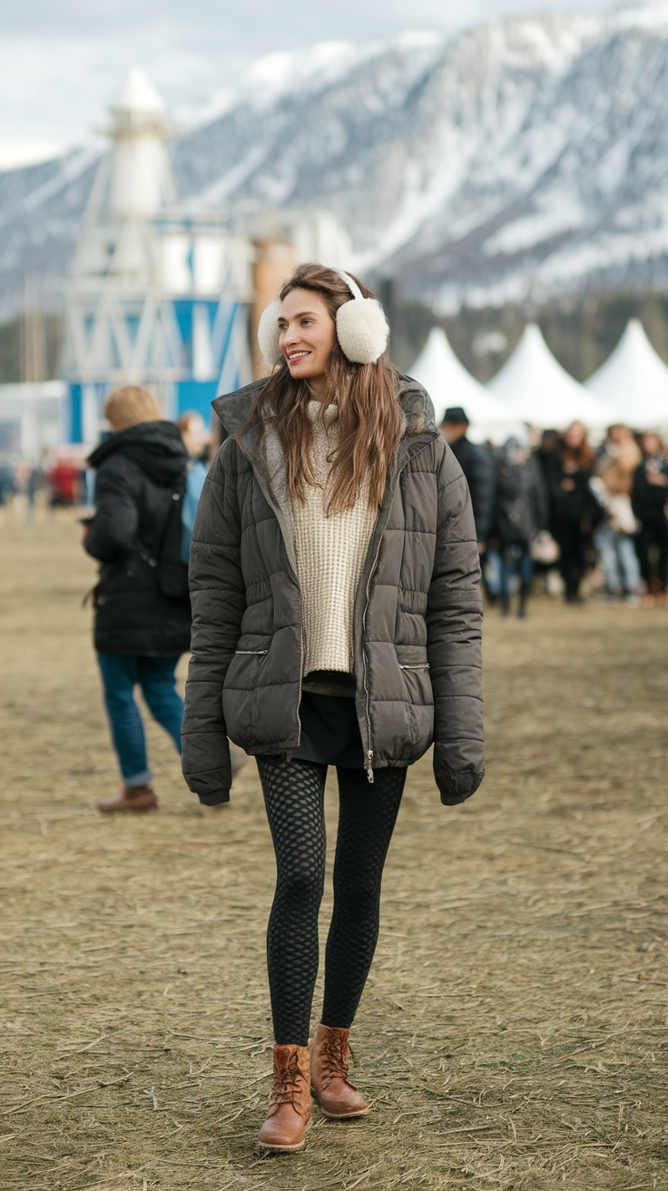Festival Outfits Winter: Staying Stylish in the Cold outfit idea
