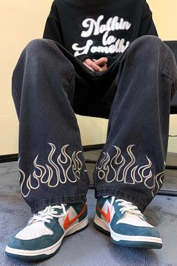 Flame Wide Leg Jeans