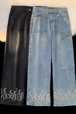 Flame Wide Leg Jeans