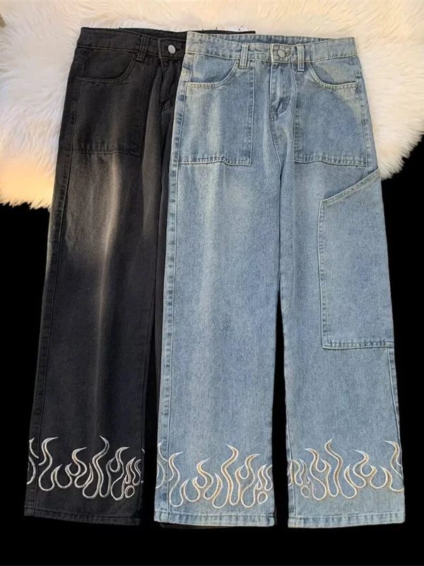 Flame Wide Leg Jeans