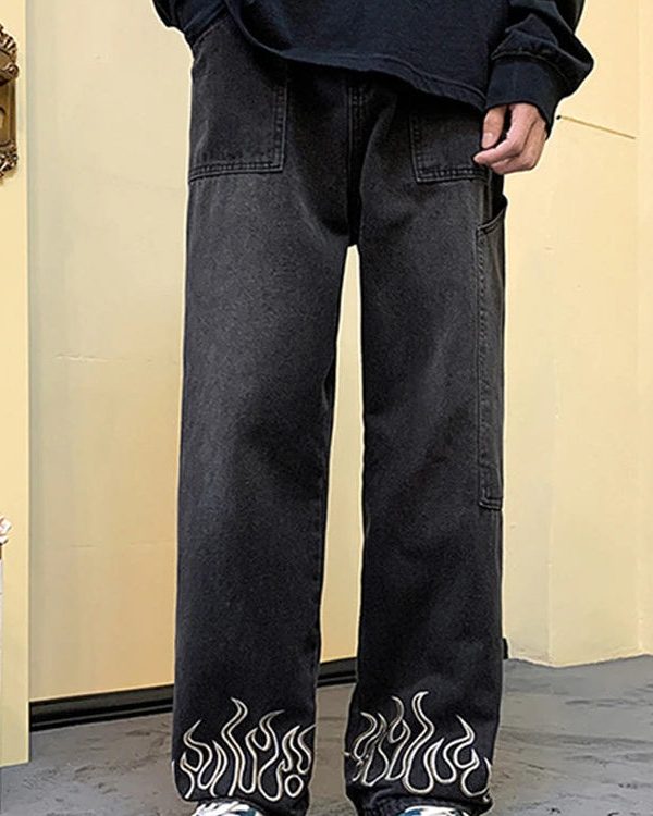 Flame Wide Leg Jeans