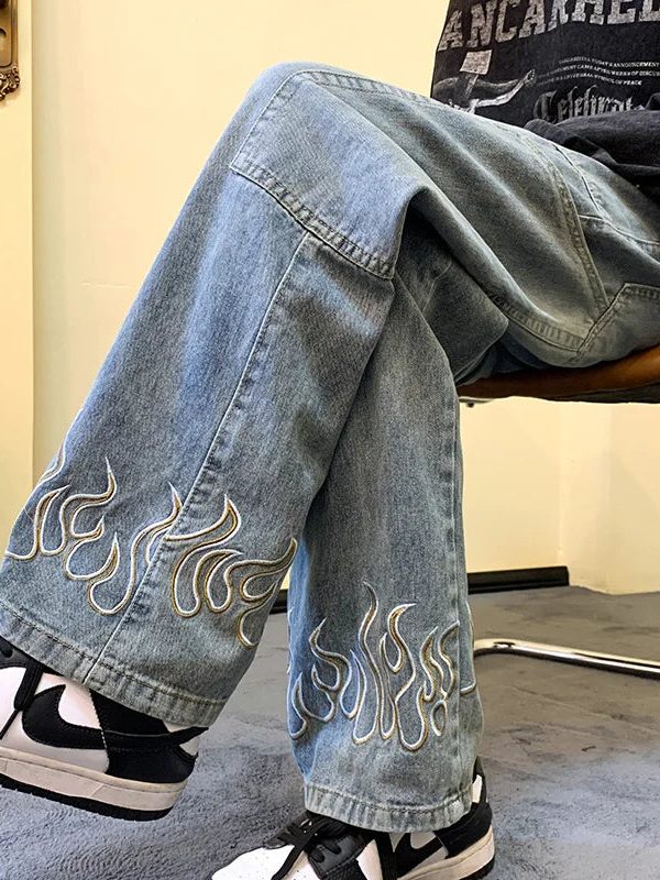 Flame Wide Leg Jeans