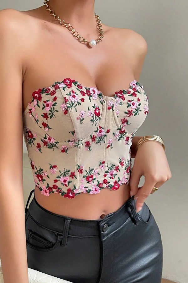 Floral Corset Top