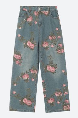Floral Jeans