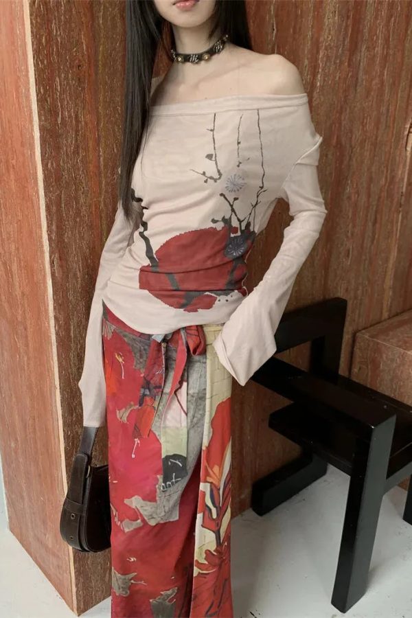 Floral Off Shoulder Top