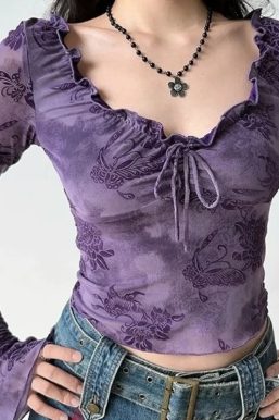 Floral Purple Top
